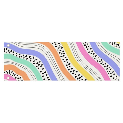 Background Abstract Wallpaper Banner and Sign 6  x 2  from ArtsNow.com Front