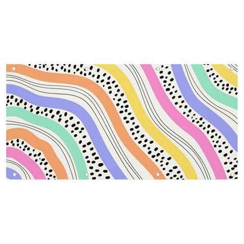 Background Abstract Wallpaper Banner and Sign 8  x 4  from ArtsNow.com Front