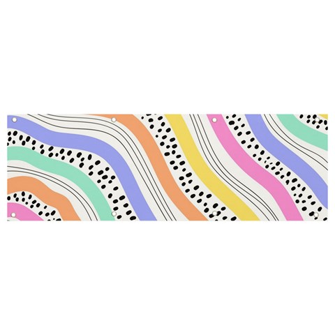 Background Abstract Wallpaper Banner and Sign 9  x 3  from ArtsNow.com Front