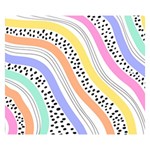 Background Abstract Wallpaper One Side Premium Plush Fleece Blanket (Small)