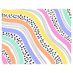 Background Abstract Wallpaper One Side Premium Plush Fleece Blanket (Medium)