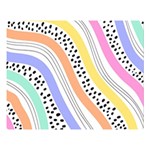 Background Abstract Wallpaper One Side Premium Plush Fleece Blanket (Large)