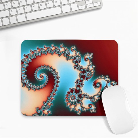 Fractal Spiral Art Math Abstract Small Mousepad from ArtsNow.com Front