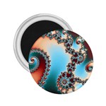 Fractal Spiral Art Math Abstract 2.25  Magnets