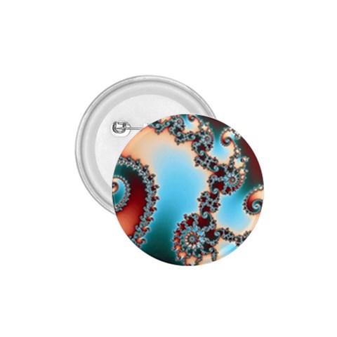 Fractal Spiral Art Math Abstract 1.75  Buttons from ArtsNow.com Front