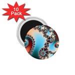 Fractal Spiral Art Math Abstract 1.75  Magnets (10 pack) 