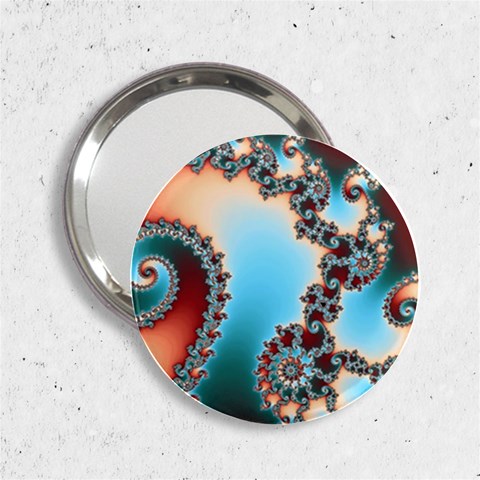 Fractal Spiral Art Math Abstract 2.25  Handbag Mirrors from ArtsNow.com Front
