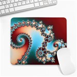 Fractal Spiral Art Math Abstract Large Mousepad