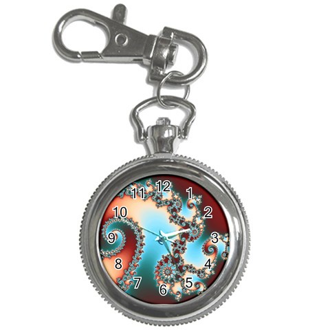 Fractal Spiral Art Math Abstract Key Chain Watches from ArtsNow.com Front