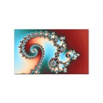 Fractal Spiral Art Math Abstract Sticker (Rectangular)