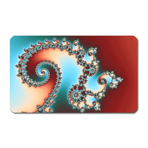 Fractal Spiral Art Math Abstract Magnet (Rectangular) from ArtsNow.com Front