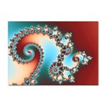 Fractal Spiral Art Math Abstract Sticker A4 (100 pack)