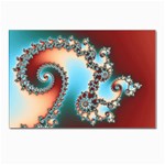 Fractal Spiral Art Math Abstract Postcard 4 x 6  (Pkg of 10)