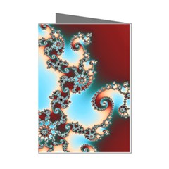 Fractal Spiral Art Math Abstract Mini Greeting Cards (Pkg of 8) from ArtsNow.com Left