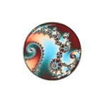 Fractal Spiral Art Math Abstract Hat Clip Ball Marker