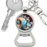 Fractal Spiral Art Math Abstract Bottle Opener Key Chain