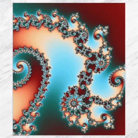 Fractal Spiral Art Math Abstract Canvas 8  x 10  from ArtsNow.com 8.15 x9.66  Canvas - 1