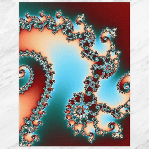 Fractal Spiral Art Math Abstract Canvas 12  x 16  from ArtsNow.com 11.86 x15.41  Canvas - 1