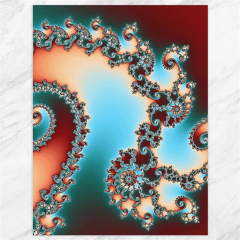 Fractal Spiral Art Math Abstract Canvas 36  x 48  from ArtsNow.com 35.26 x46.15  Canvas - 1