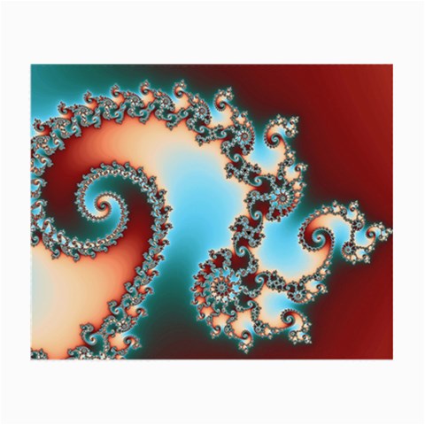 Fractal Spiral Art Math Abstract Small Glasses Cloth (2 Sides) from ArtsNow.com Front