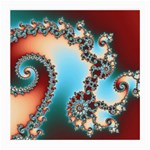 Fractal Spiral Art Math Abstract Medium Glasses Cloth