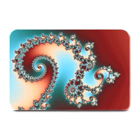 Fractal Spiral Art Math Abstract Plate Mats from ArtsNow.com 18 x12  Plate Mat