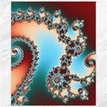 Fractal Spiral Art Math Abstract Canvas 11  x 14 