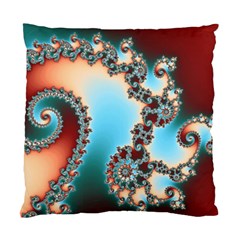 Fractal Spiral Art Math Abstract Standard Cushion Case (Two Sides) from ArtsNow.com Front