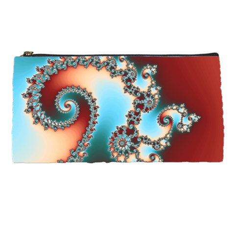 Fractal Spiral Art Math Abstract Pencil Case from ArtsNow.com Front