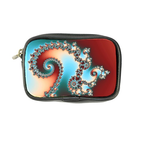 Fractal Spiral Art Math Abstract Coin Purse from ArtsNow.com Front