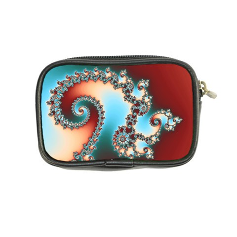 Fractal Spiral Art Math Abstract Coin Purse from ArtsNow.com Back