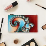 Fractal Spiral Art Math Abstract Cosmetic Bag (Small)