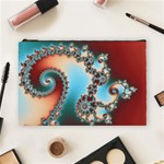 Fractal Spiral Art Math Abstract Cosmetic Bag (Large)