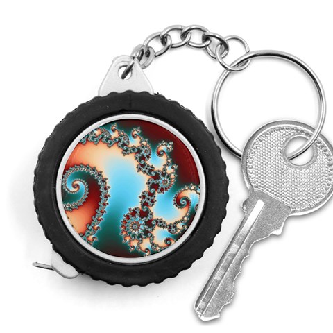 Fractal Spiral Art Math Abstract Measuring Tape from ArtsNow.com Front