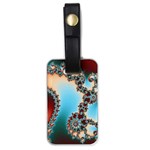 Fractal Spiral Art Math Abstract Luggage Tag (one side)