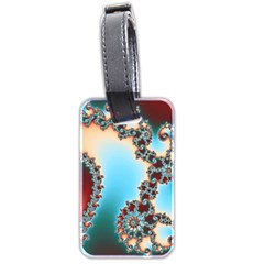 Fractal Spiral Art Math Abstract Luggage Tag (two sides) from ArtsNow.com Back