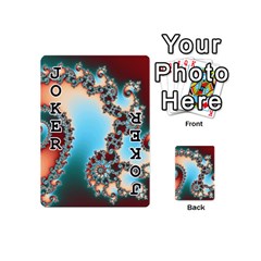 Fractal Spiral Art Math Abstract Playing Cards 54 Designs (Mini) from ArtsNow.com Front - Joker1