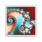 Fractal Spiral Art Math Abstract Memory Card Reader (Square)