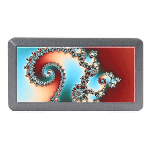 Fractal Spiral Art Math Abstract Memory Card Reader (Mini) from ArtsNow.com Front