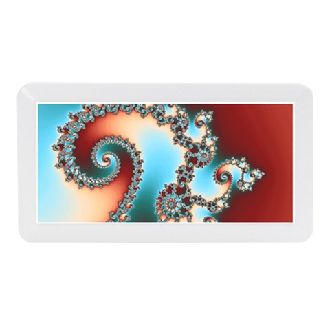 Fractal Spiral Art Math Abstract Memory Card Reader (Mini) from ArtsNow.com Front
