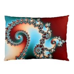 Fractal Spiral Art Math Abstract Pillow Case (Two Sides) from ArtsNow.com Front