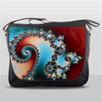 Fractal Spiral Art Math Abstract Messenger Bag