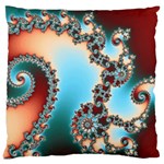 Fractal Spiral Art Math Abstract Large Cushion Case (One Side)