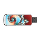 Fractal Spiral Art Math Abstract Portable USB Flash (One Side)