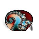 Fractal Spiral Art Math Abstract Accessory Pouch (Small)