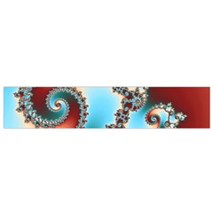 Fractal Spiral Art Math Abstract Small Premium Plush Fleece Scarf from ArtsNow.com Front