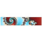 Fractal Spiral Art Math Abstract Small Premium Plush Fleece Scarf