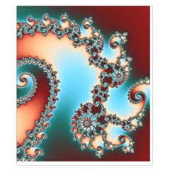 Fractal Spiral Art Math Abstract Duvet Cover Double Side (California King Size) from ArtsNow.com Back