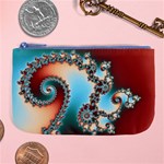 Fractal Spiral Art Math Abstract Large Coin Purse