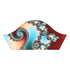 Fractal Spiral Art Math Abstract Cotton Crop Top from ArtsNow.com Left Sleeve